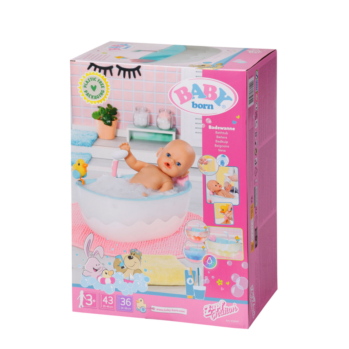 Nukutarvikud Baby Born Bath Bathtub